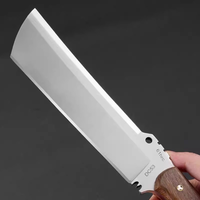 Outdoor obstacle removal knife, sharp blade knife, household kitchen knives, meat knife, vegetable knife, wild fruit knife, firewood knife Specification drawing