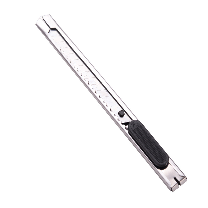 Small stainless steel utility knife, portable and detachable office supplies, metal paper cutter, student stationery, hand tool knife Item Picture