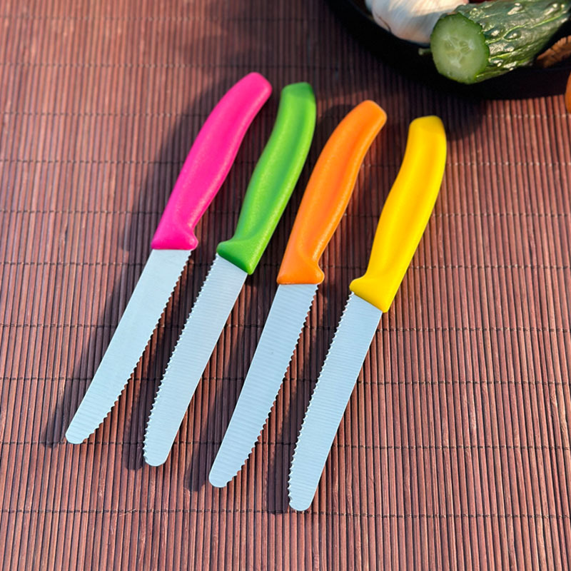 Exclusive Amazon cross-border steak knife, dessert knife, fruit knife, tomato knife, beveled grinding and cutting edge, sharp and durable Application Scenario