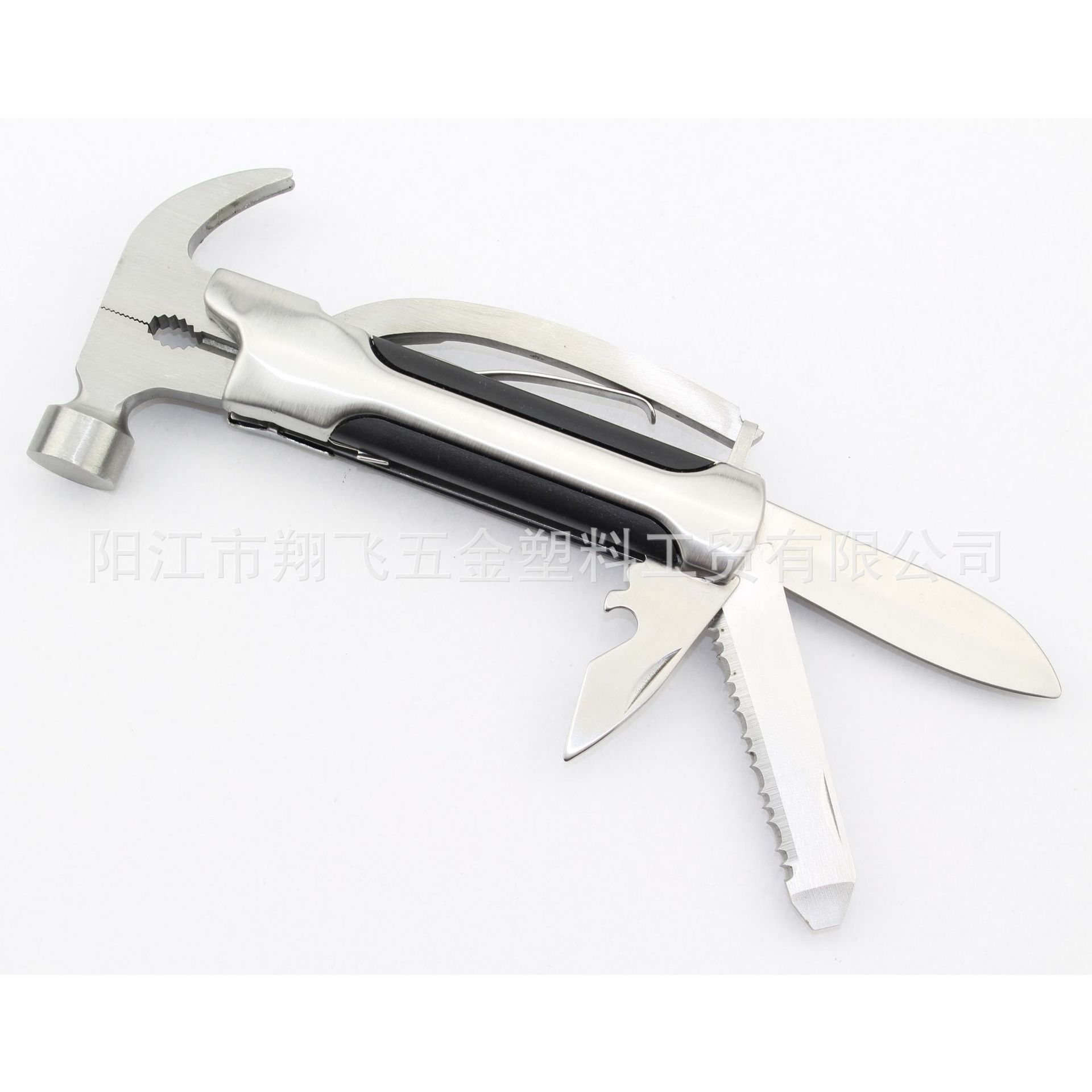 Factory direct sales of multi-functional pliers, hammers, multi-functional tools, horn hammers, stainless steel hammers, outdoor horn hammers details Picture