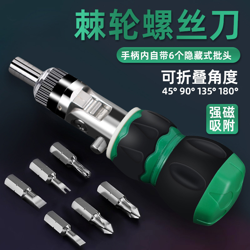 Reg cross screwdriver ratchet set, dual-purpose small screwdriver, special-shaped screwdriver, plum blossom screwdriver, double-head tool full figure