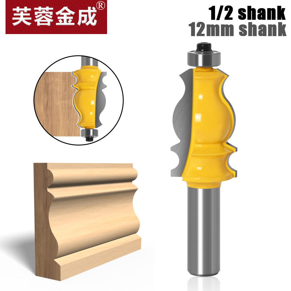 Export 1/2 fishtail handle knife, woodworking trimming knife, woodworking milling knife, engraving knife, line knife, yellow paint full figure