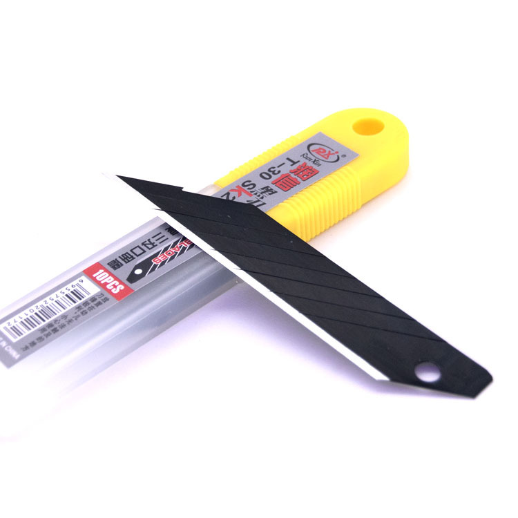 18mm art blade, 30-degree film-coated engraving replacement blade, large blade, Runxin brand direct sales, engraving sharp corner blade Item Picture