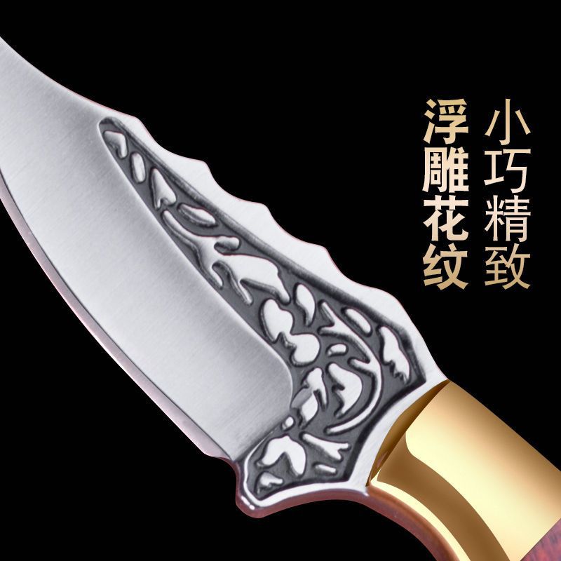 The new brass mini knife, the small push knife, and the small straight knife made of colored wood are sharp and portable. It's a perfect tool for opening boxes and packages Item Picture