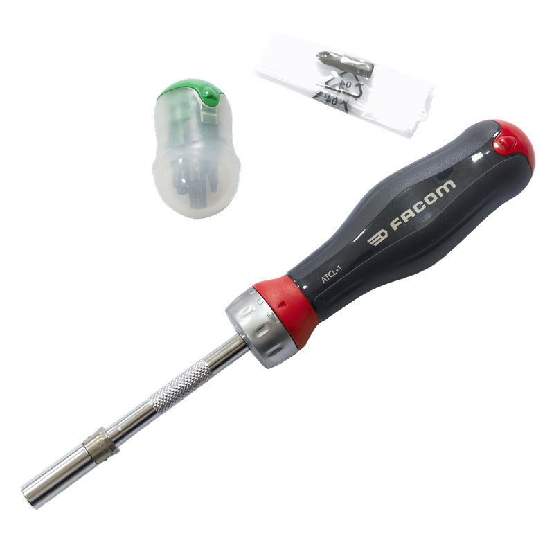 Imported French FACOM 1/4-bit ratchet screwdriver ATCL.1PB details Picture