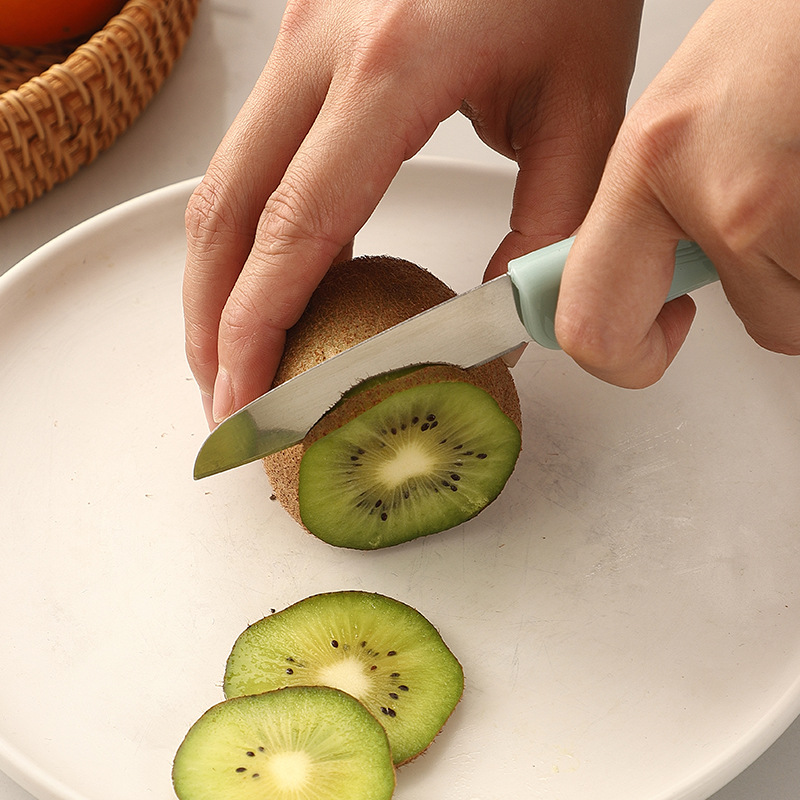 Wholesale of folding stainless steel household kitchen knife peelers, one-yuan store portable peelers for cutting fruits and vegetables Specification drawing