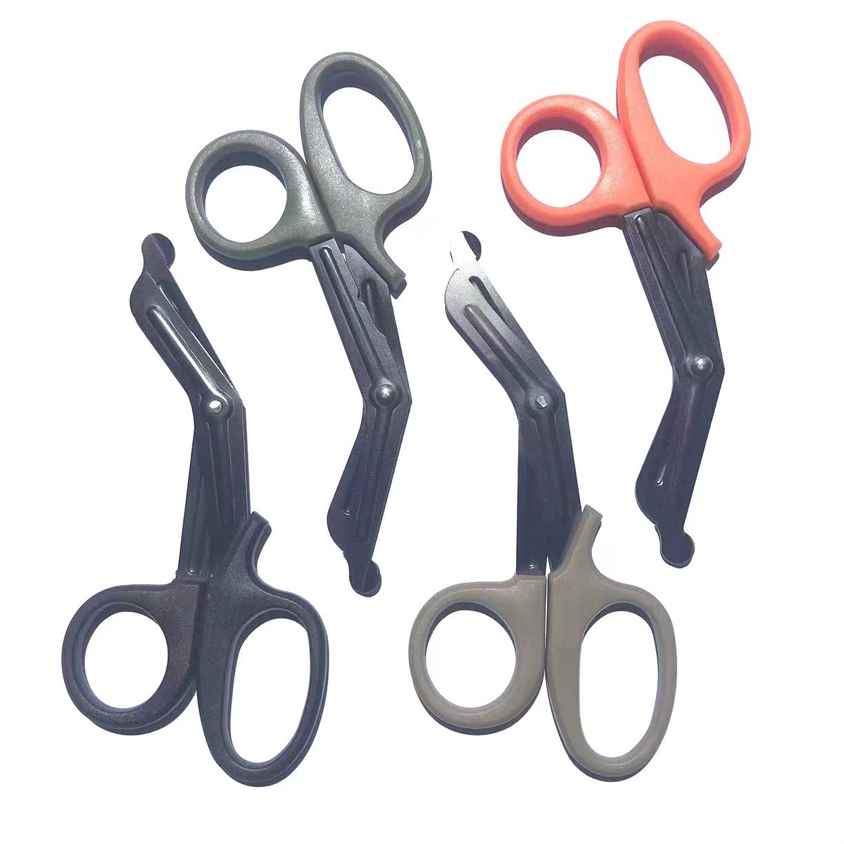 Bandage scissors, gauze scissors, canvas scissors, outdoor first aid, household use, etc full figure