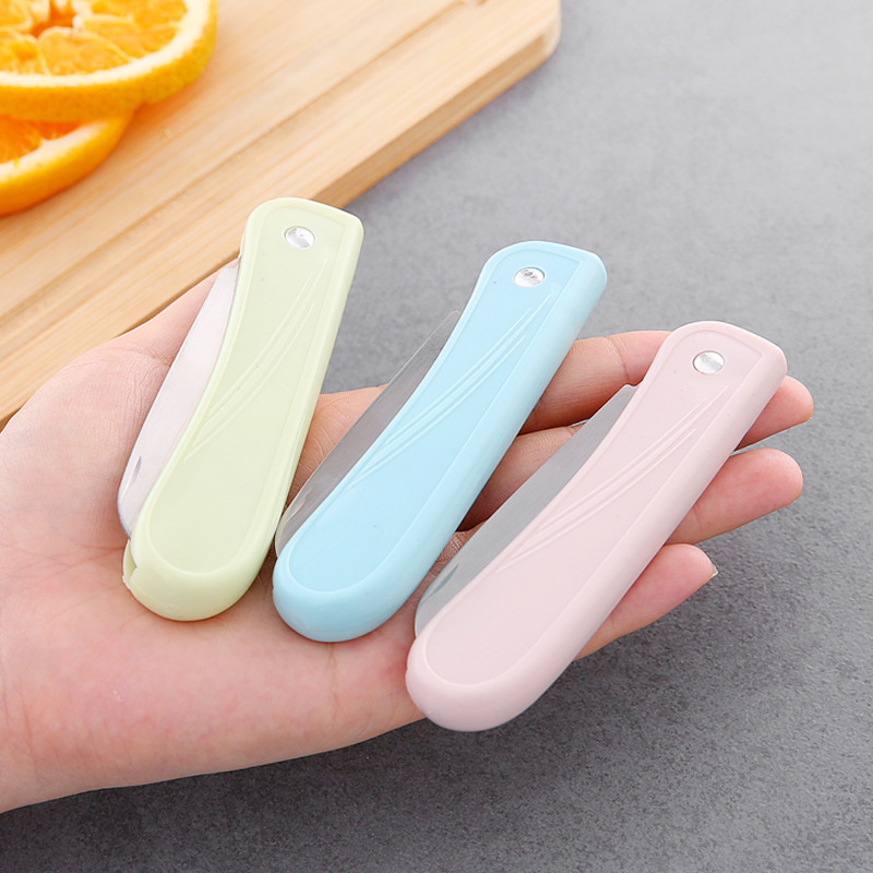 Household knife, event gift knife, peeler, portable peeler, stainless steel folding fruit knife, fruit peel knife details Picture