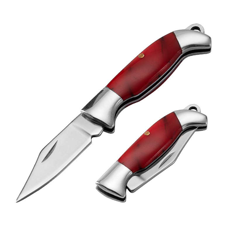 【 Pocket Knife 】 Mini folding knife, legal knife, brass knife, keychain, small knife for opening packages and boxes undefined