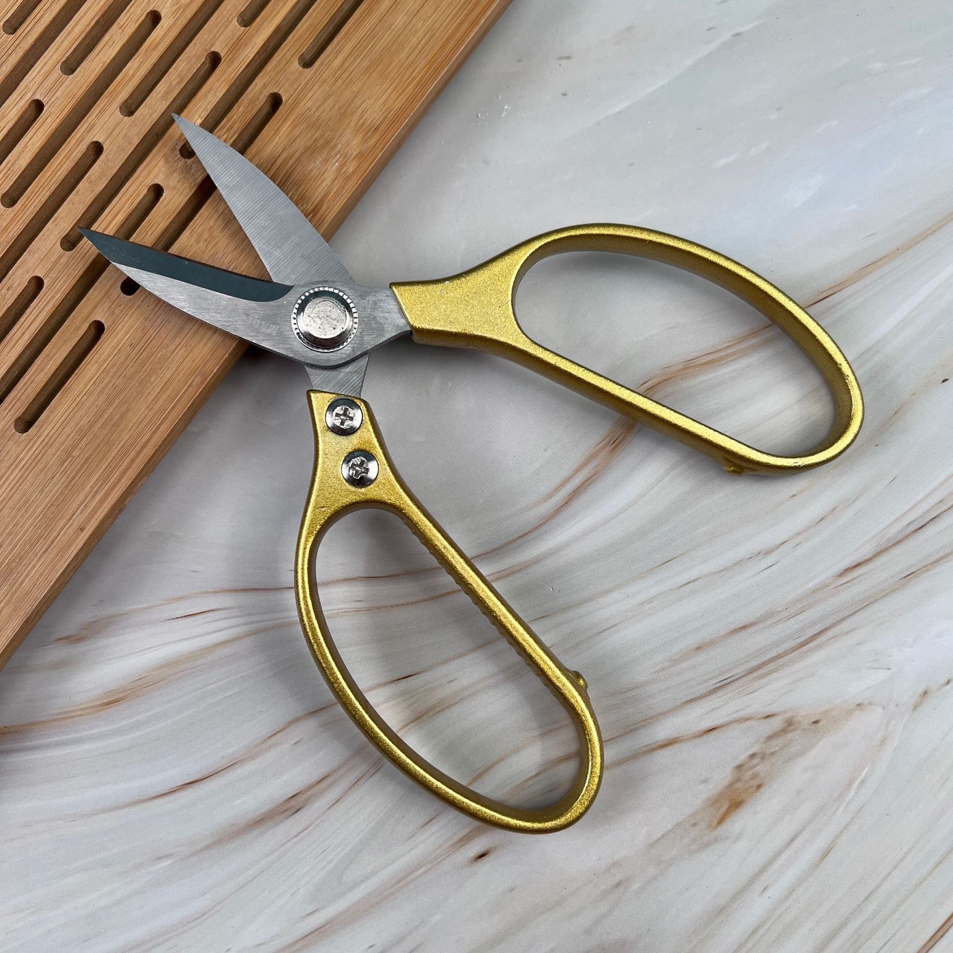 SK5 stainless steel scissors, household scissors, powerful kitchen scissors, chicken bone scissors, multi-functional fish, chicken and panda scissors Specification drawing