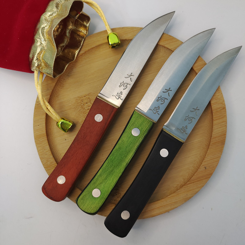 Mongolian knife, hand-held, meat knife, lamb knife, slicing knife, Mongolian cuisine knife, outdoor knife, Western cuisine knife, fruit knife Specification drawing