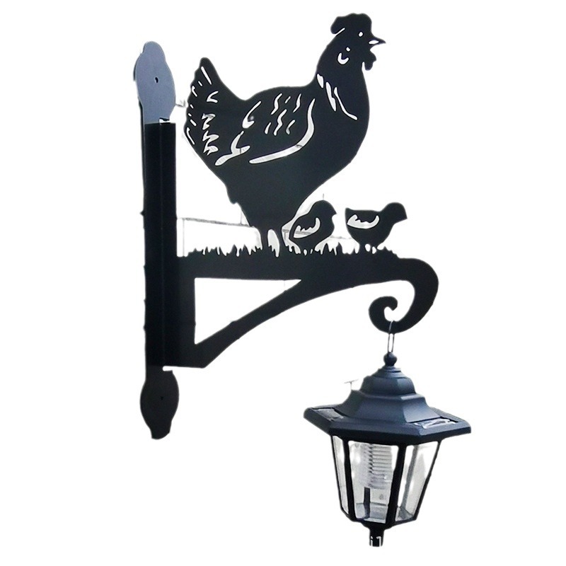 Yuke Hen Outdoor waterproof solar garden lamp, wall lamp, outdoor decoration, villa garden, balcony atmosphere Item Picture