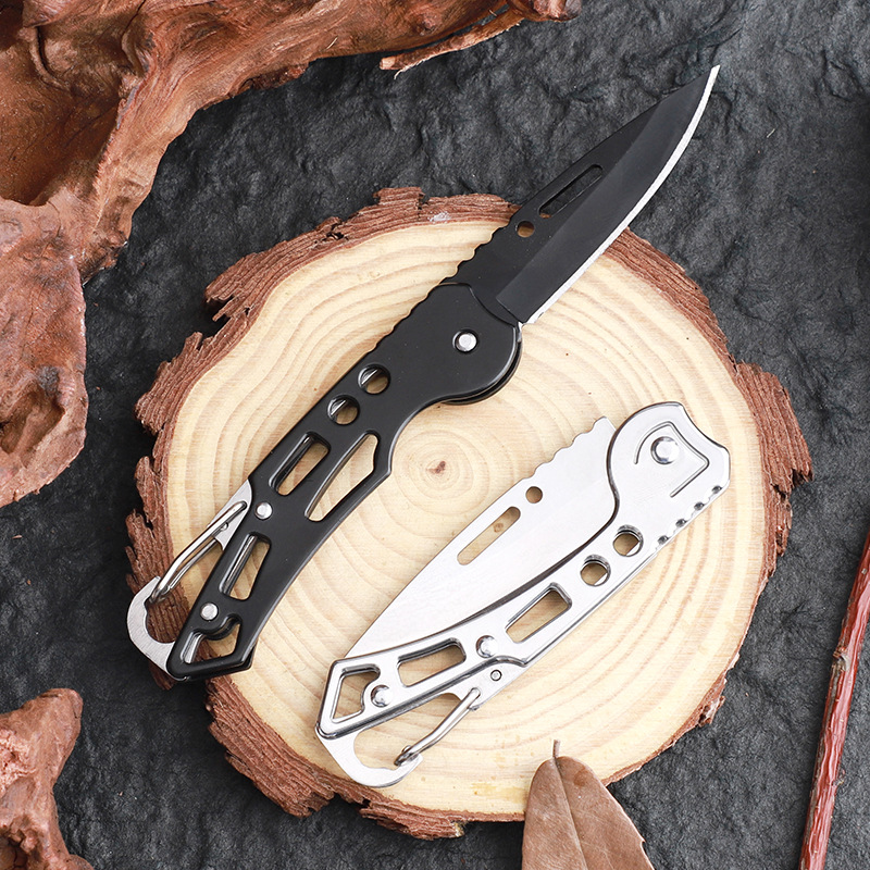 Outdoor fruit-cutting knife, folding knife, camping survival and fishing outdoor knife, high hardness and multi-purpose Specification drawing