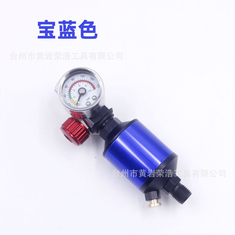 Ronghao pneumatic spray gun pressure regulator, filter, oil-water separator, paint spray gun regulating valve, water grid and tail grid combination Application Scenario