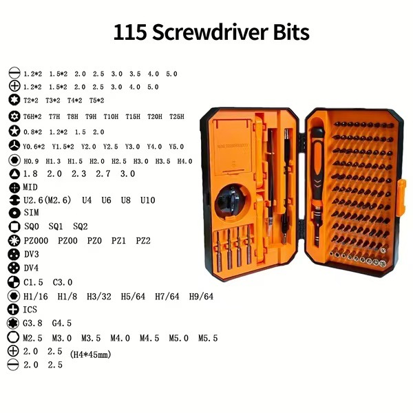Screwdriver set 130 in one, batch head glasses, clock, Nintendo mobile phone repair tools, cross and one character Application Scenario