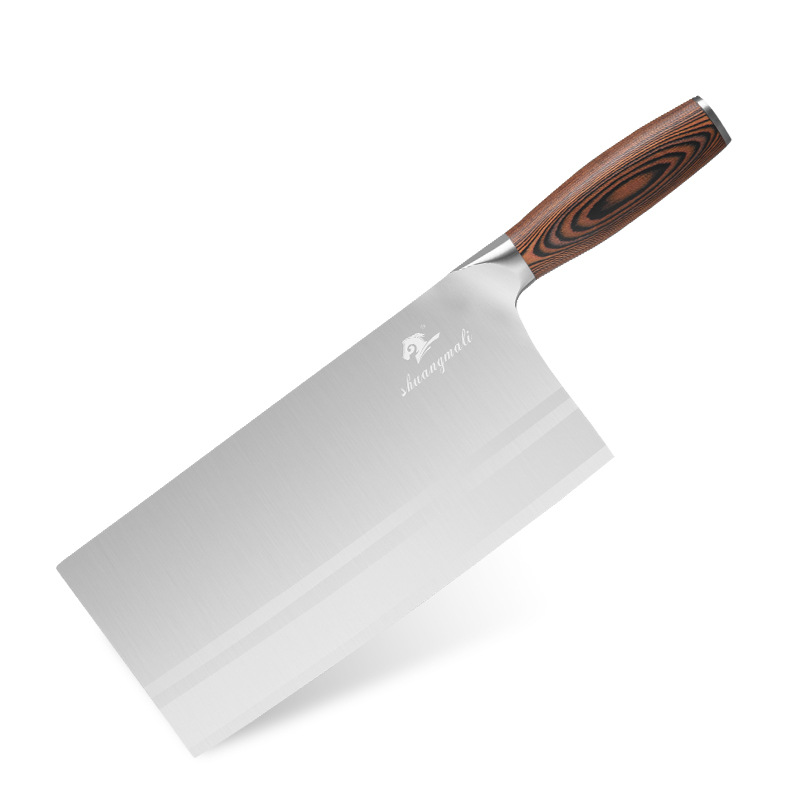 In-stock stainless steel 4CR14 kitchen knives, hotel chef's knives No. 1 and No. 2 mulberry knives, household vegetable slicing and cutting Item Picture