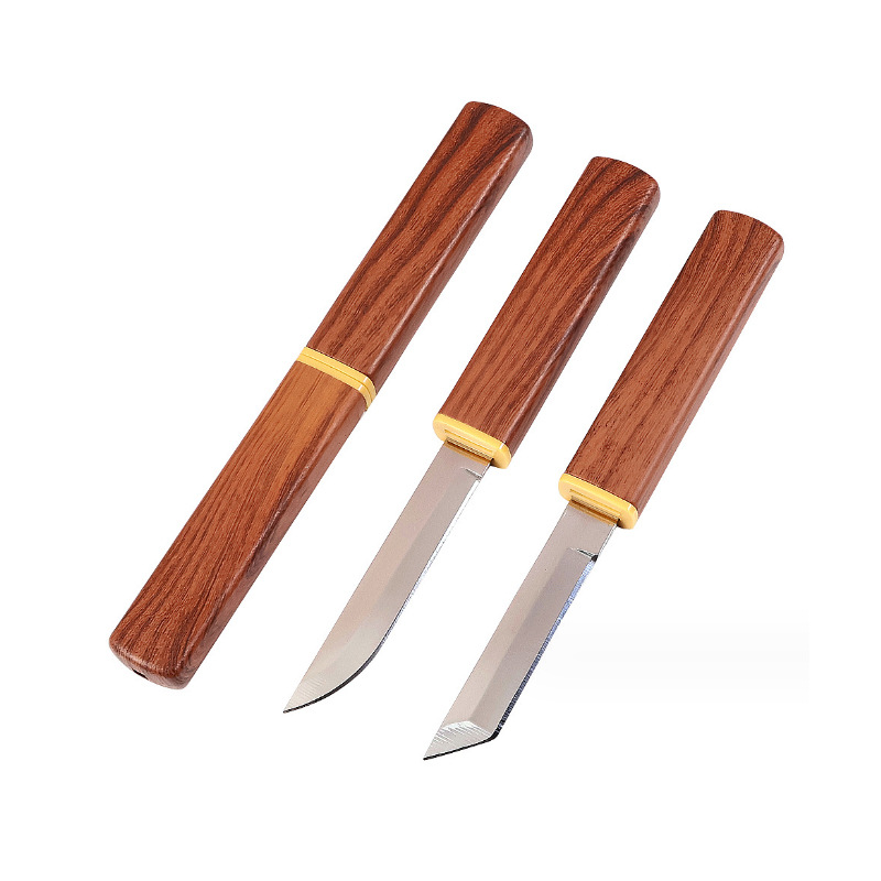 The same kitchen sharpenable knife as the Double Knife live stream, super sharp household multi-functional dragon and phoenix fruit knife, portable small knife Item Picture