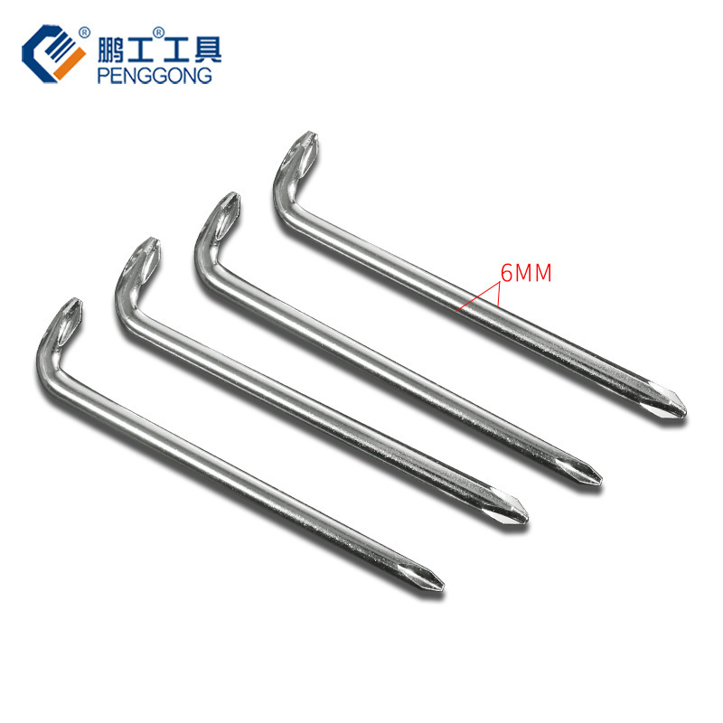 Wholesale of Penggong Simple screwdrivers, dual-purpose hardware repair tools, L-shaped screwdrivers, small screwdrivers, cross screwdrivers Application Scenario