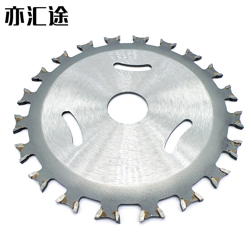 We supply 4-inch hard alloy cutting blades and paint-free eco-friendly diamond saw blades with bidirectional teeth for woodworking Application Scenario