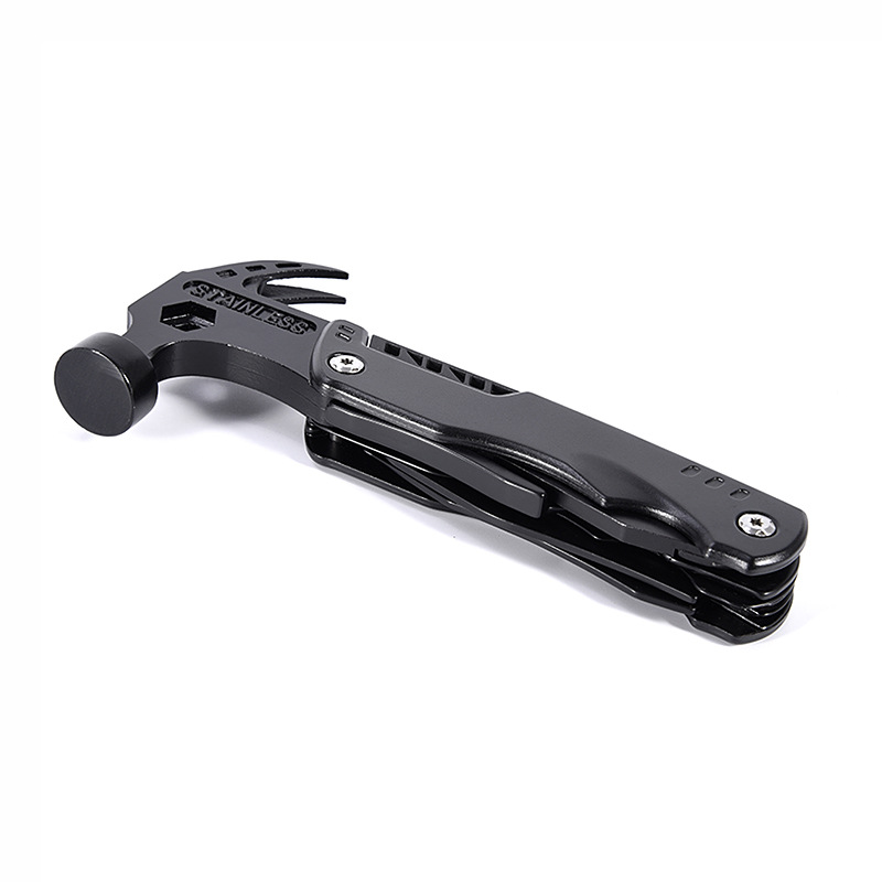 In-stock multi-functional sheep horn hammer pliers, outdoor camping nail lifting hammers, multi-purpose folding tools, knife pliers, life-saving striking hammers Application Scenario