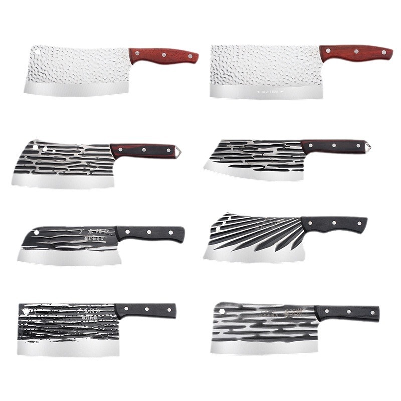 Yangjiang manufacturer's in-stock 20-yuan model kitchen knives, household meat slicers, kitchen stainless steel knives, street stall kitchen knives Item Picture