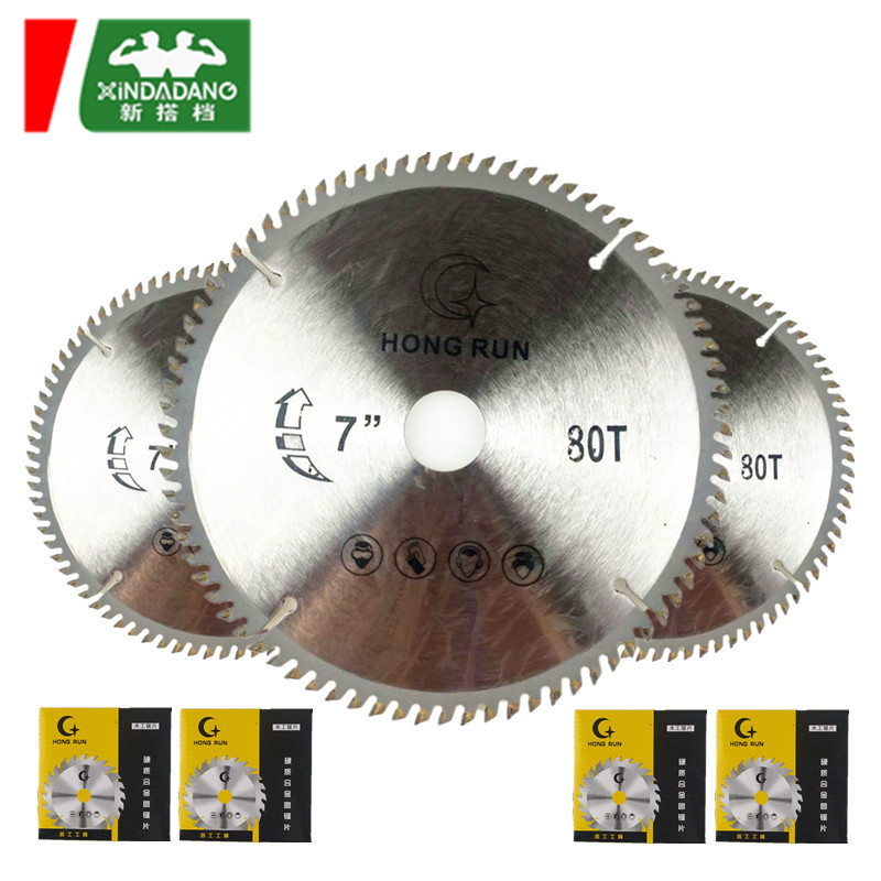 Economical Hongyun wood alloy saw blades, tungsten steel machine circular saw blades for woodworking to cut particleboard full figure