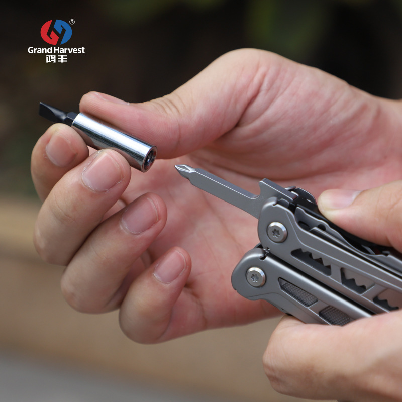 Multi-functional expansion screwdriver combination, screwdriver, multi-functional pliers companion, multi-model combination screwdriver set Specification drawing
