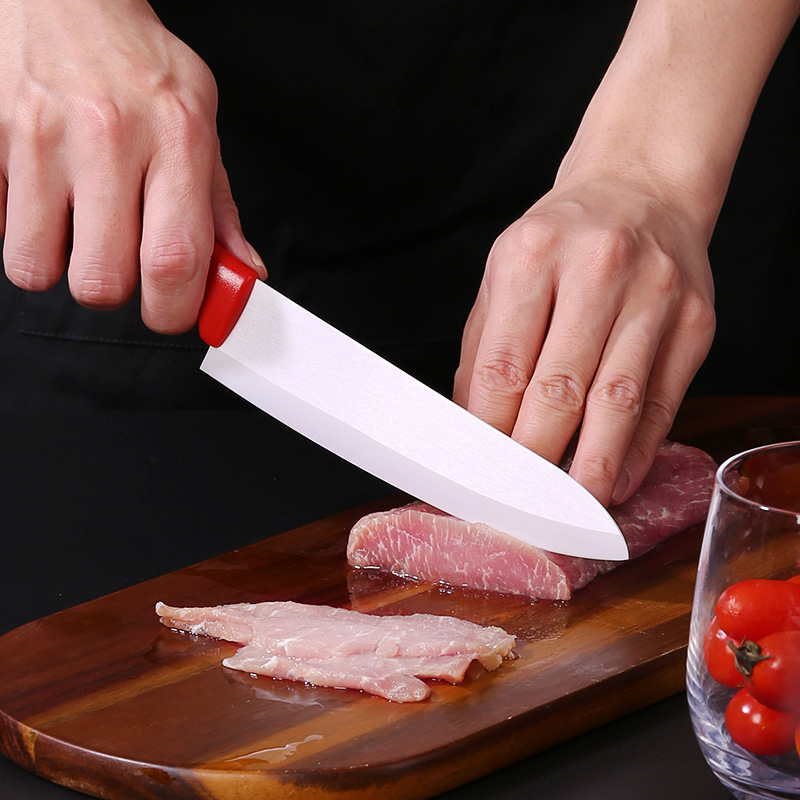 Ceramic fruit knife, household kitchen knife, ceramic kitchen knife, fruit ceramic multi-purpose knife, kitchen knife, meat slice knife Specification drawing