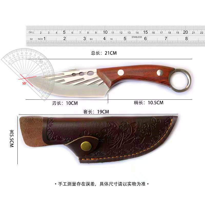 Hand-forged meat cutting knives, multi-purpose knives, fruit knives, outdoor camping cutting knives, Western food knives, fox knives, bone-removing knives Item Picture