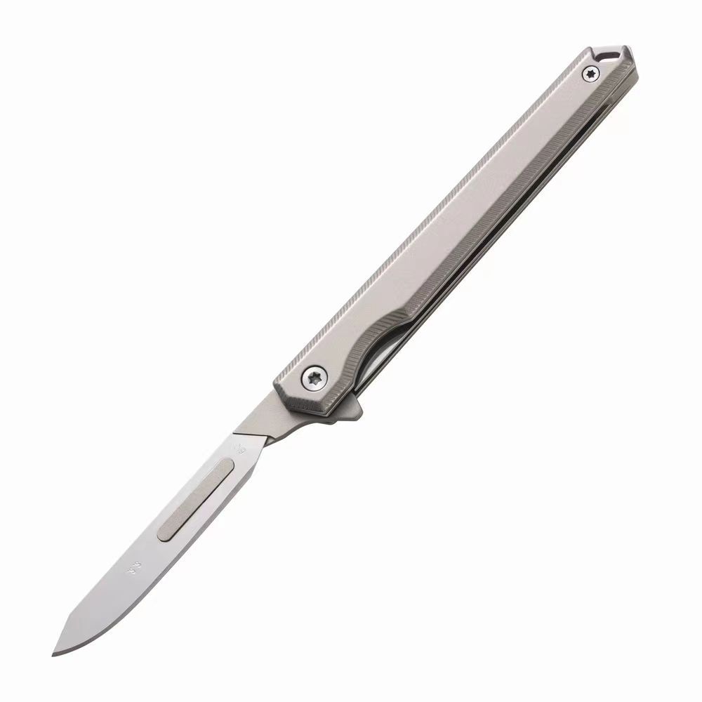 High-hardness mini knife, utility knife, sharp cutting paper knife, portable keychain pendant, portable unboxing and unpacking express delivery knife Item Picture