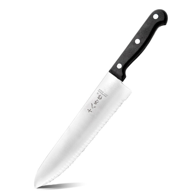 Eighteen Sons frozen meat knife, stainless steel serrated slicing knife, kitchen baking knife, bread knife Item Picture