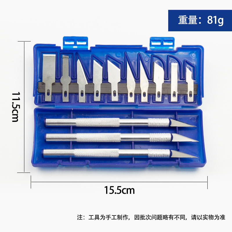 Tang's engraving knife 13pc handmade pen knife set, No. 11 sharp knife blade, with export metal engraving knife wholesale Application Scenario