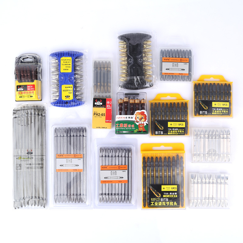 Supply plum blossom cross-head screwdrivers, air screwdrivers, double-head cross-head electric screwdrivers, strong magnetic screwdrivers, and screwdriver head sets details Picture