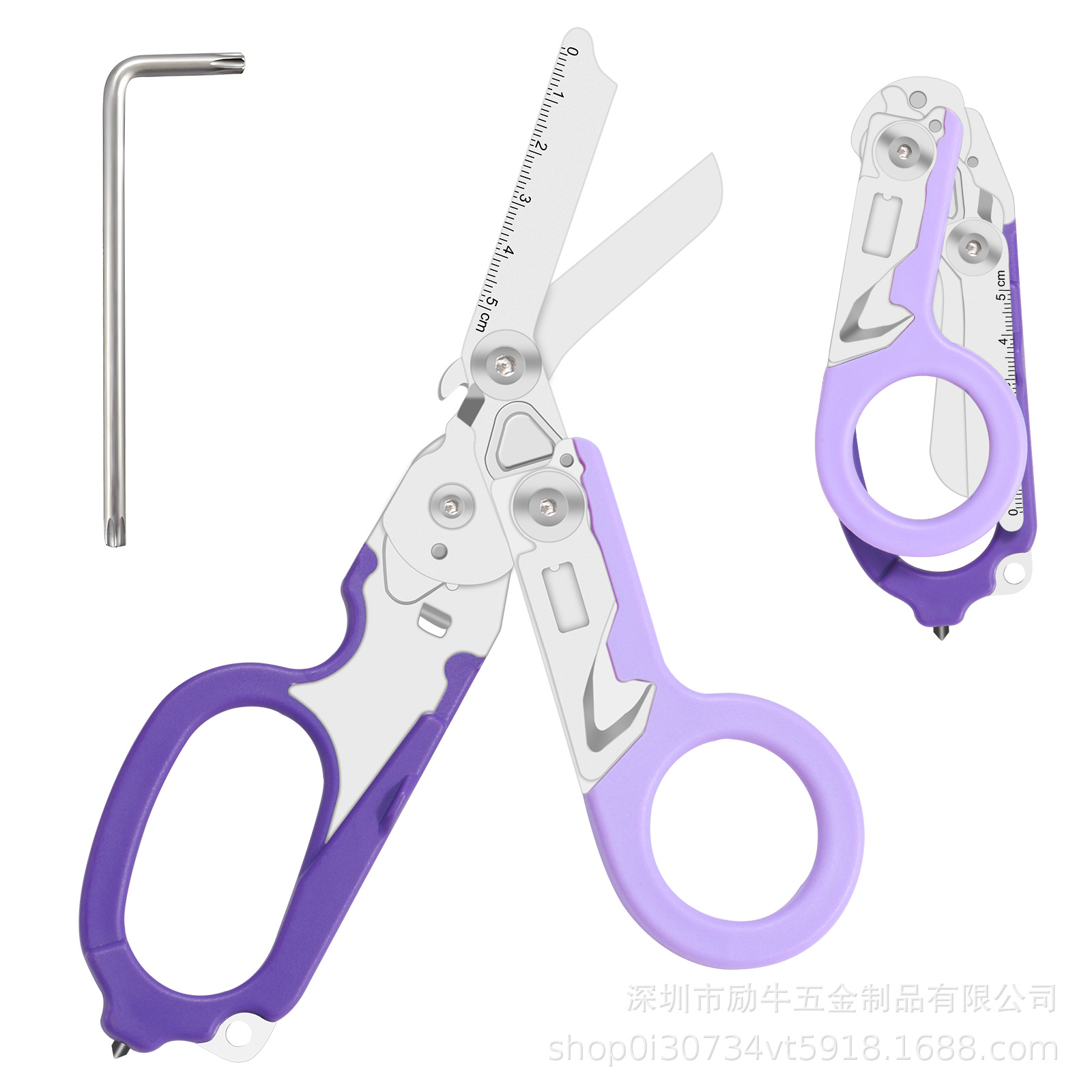 The six-in-one multi-functional tactical pliers are the same as those of Lezeman. They are outdoor raptor scissors, folding version with small handles details Picture