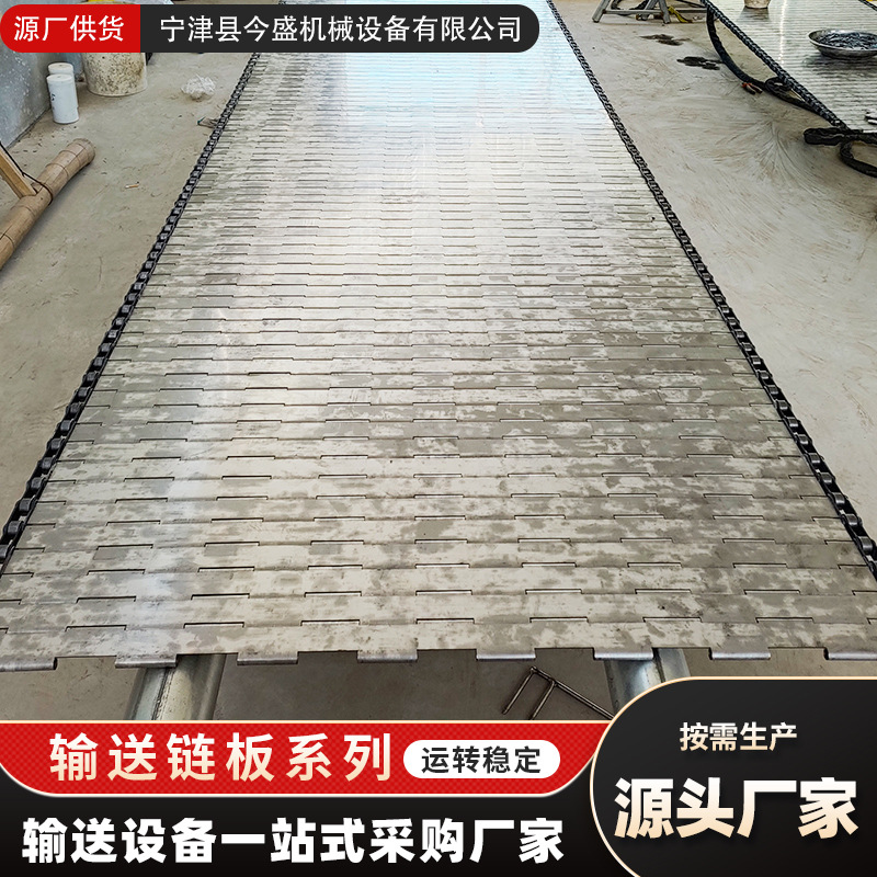 Supply 304 stainless steel conveyor chain plates for draining and perforating fruit and vegetable cleaning and drying, 304 stainless steel chain plates details Picture