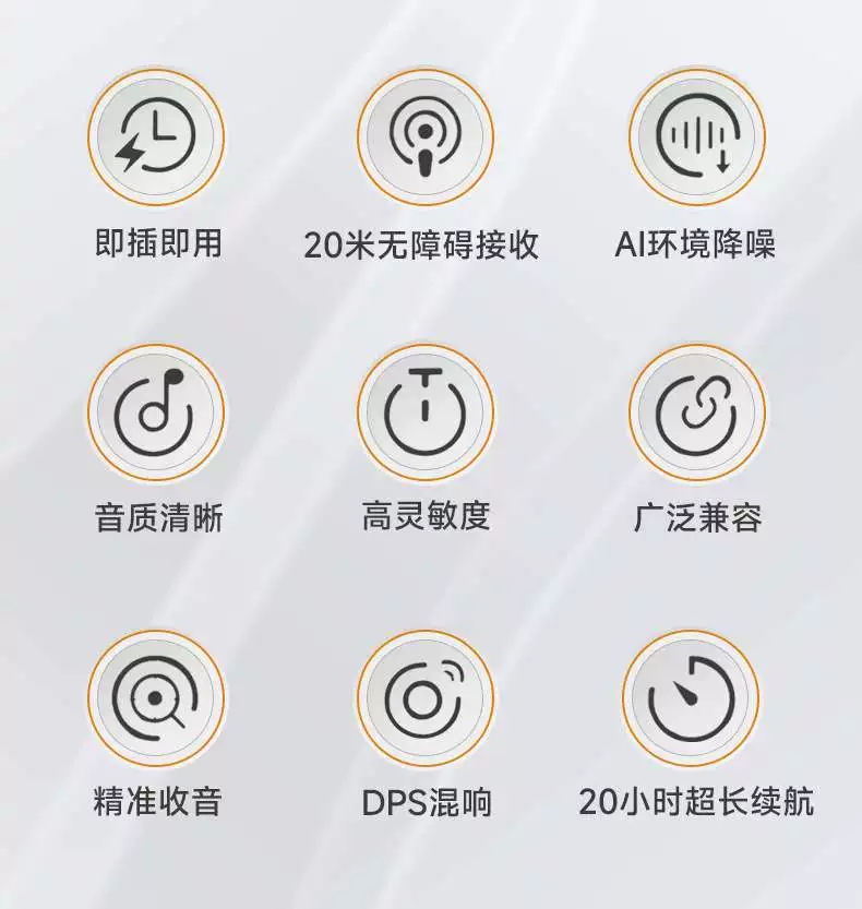 aima艾玛AIMA领夹麦Type-C双麦户外录像室内直播ai环境降噪高音质无线领夹麦 details Picture