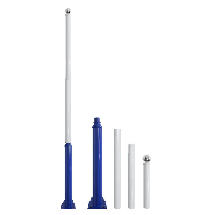 Split-type street lamp poles for outdoor squares and roads, 3-meter and 6-meter split-type combined solar lamp straight poles, cross-border stock available Item Picture