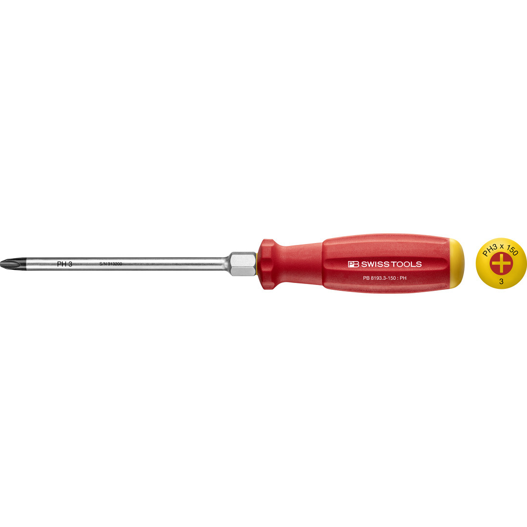 Swiss PB imported cross-shaped screwdriver 8190/2.S/3, a two-component powerful screwdriver specially designed for technological assembly Application Scenario