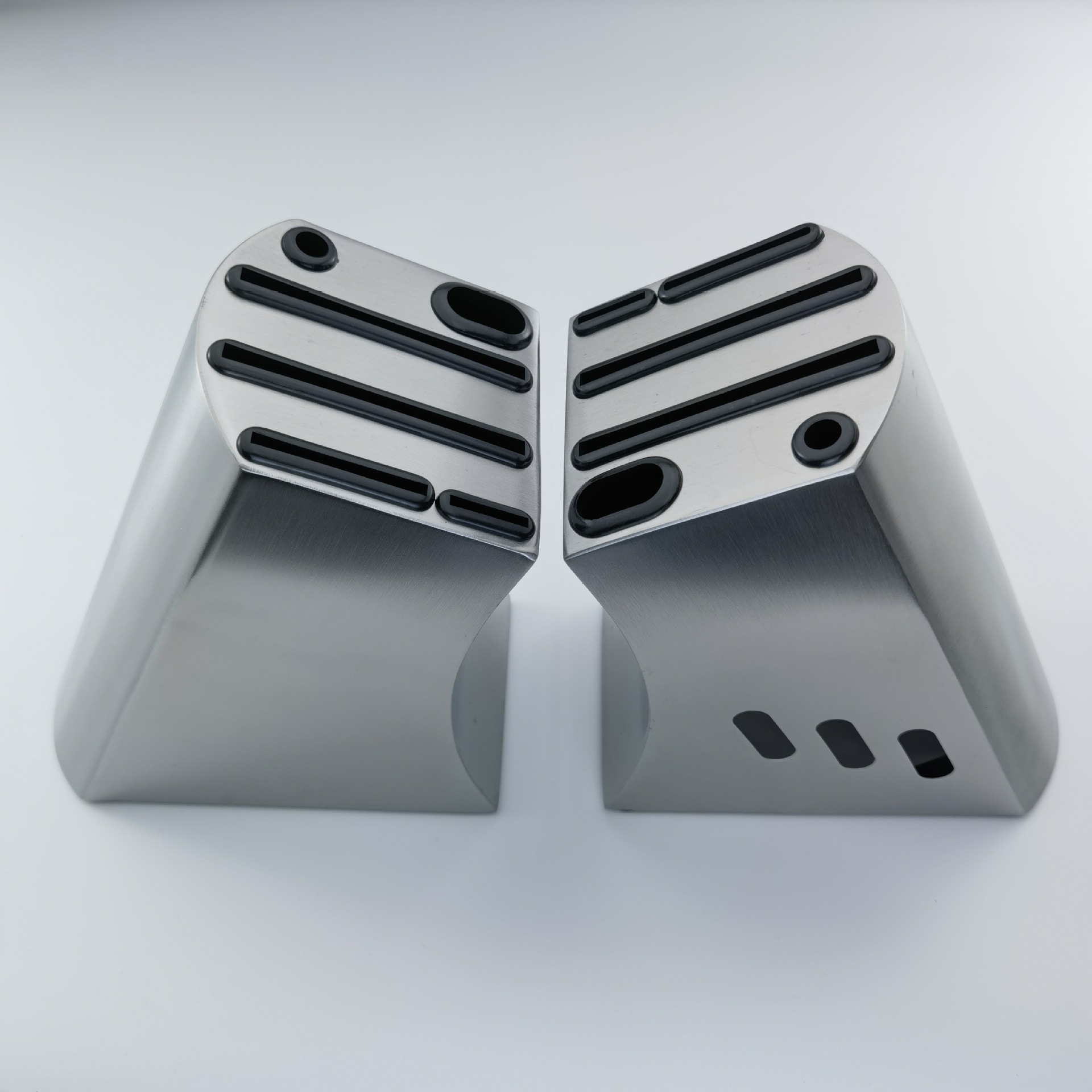 Stainless steel thickened kitchen knife holder, creative household multi-functional storage and knife rack for storing and draining kitchen knives Specification drawing
