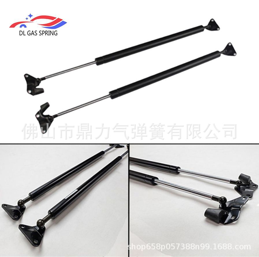 Factory direct sale of Toyota HIACE trunk hydraulic rod gas spring 05-08 low-top tailgate support rod Specification drawing