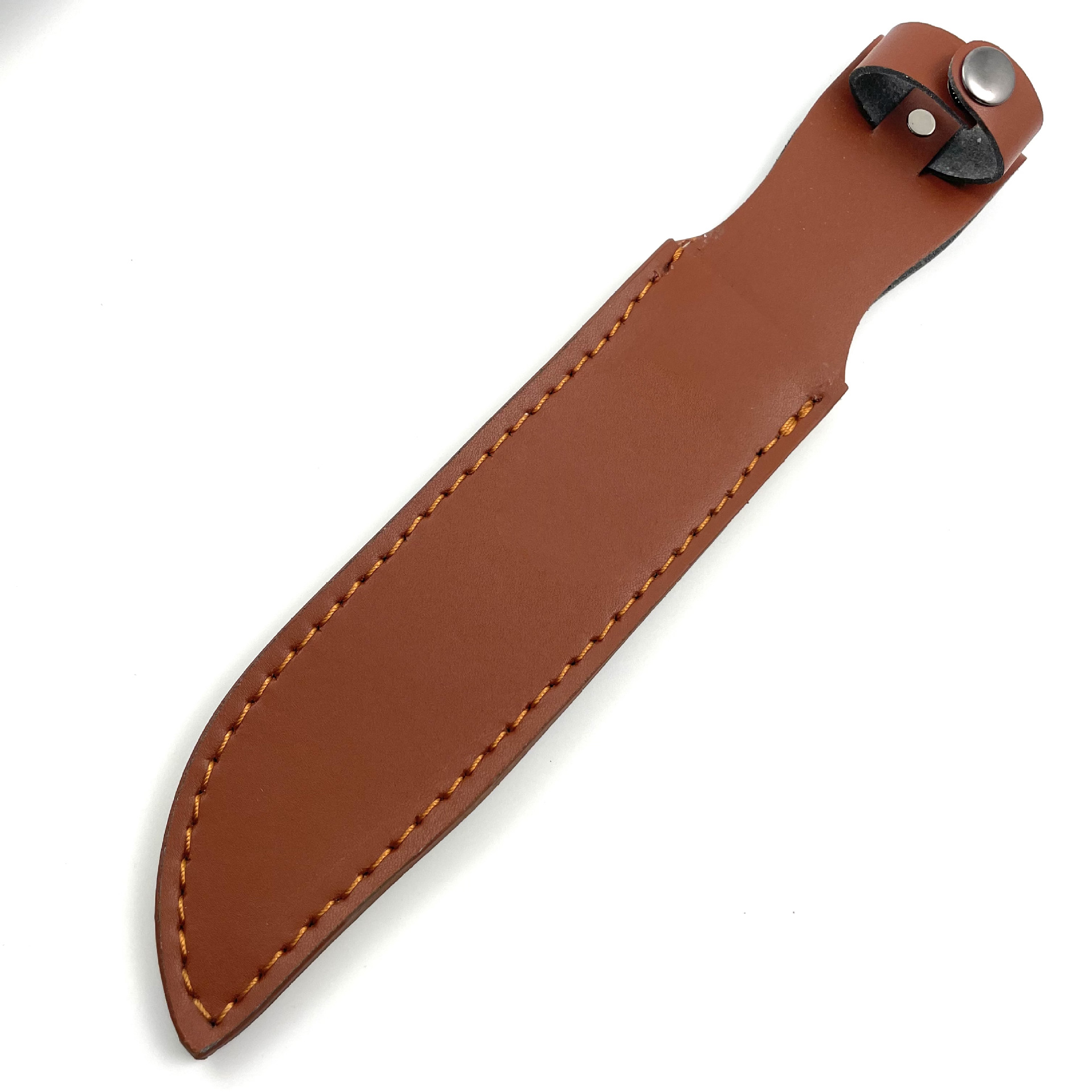 Cross-border Kaba 1217 outdoor straight knife accessory leather case, high-quality leather sheath, wear-resistant cowhide case full figure