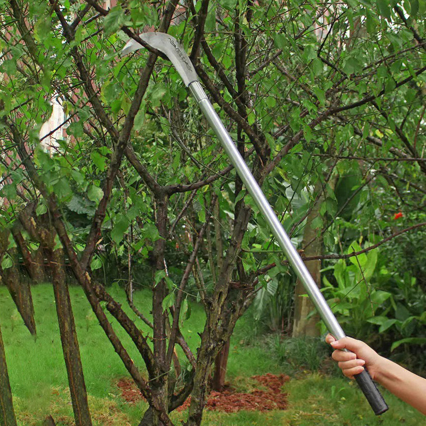 Sickle for both cutting and chopping, agricultural straw harvesting and grass cutting knife, outdoor firewood knife, manganese steel sugarcane knife, firewood cutting knife, mountain opening knife Specification drawing