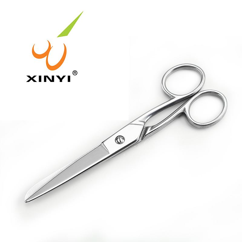 Xinyi Scissors, office scissors, stationery scissors, paper-cutting scissors, tailor scissors, stainless steel ribbon-cutting scissors wholesale Specification drawing