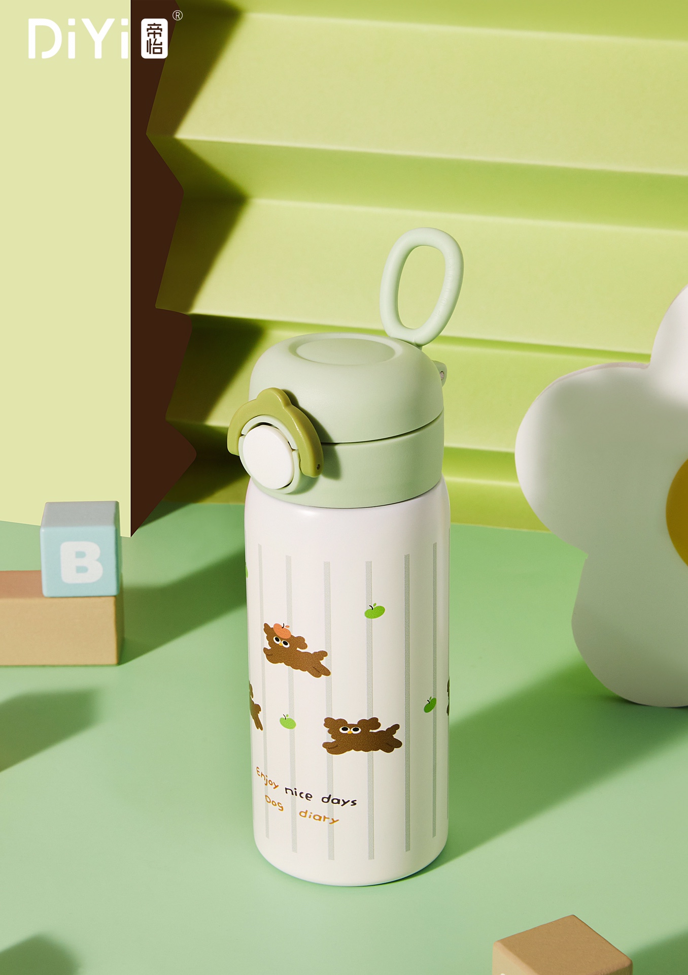 Cute pets are all the rage, sincere and adorable 🐶🐱DY-BW1117 Diyi Fun Pet Jumping Cup 500ml,304+316 safe material, just lift and drink, enjoy and drink immediately! pic 8