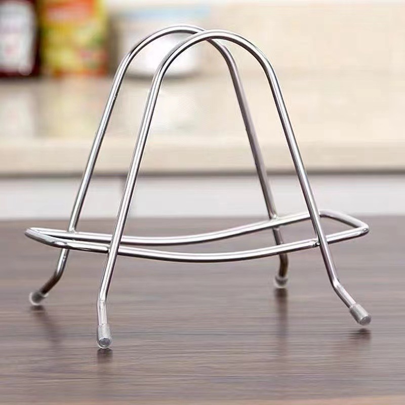 Kitchen stainless steel knife rack, knife storage rack, knife board rack, solid cutting board, chopping board rack, kitchen knife rack, thickened pot lid rack details Picture