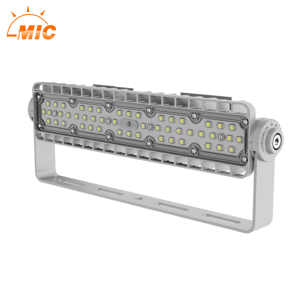 A 50W module of U-shaped or L-shaped bracket LED tunnel floodlight full figure