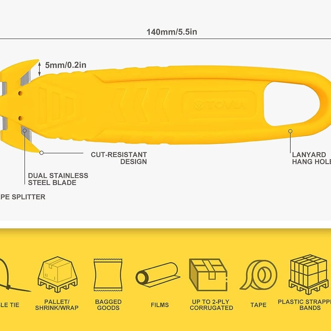 New portable box opening tool, professional box opening knife for express delivery boxes, box opening tool, utility knife, and express delivery opening knife Application Scenario