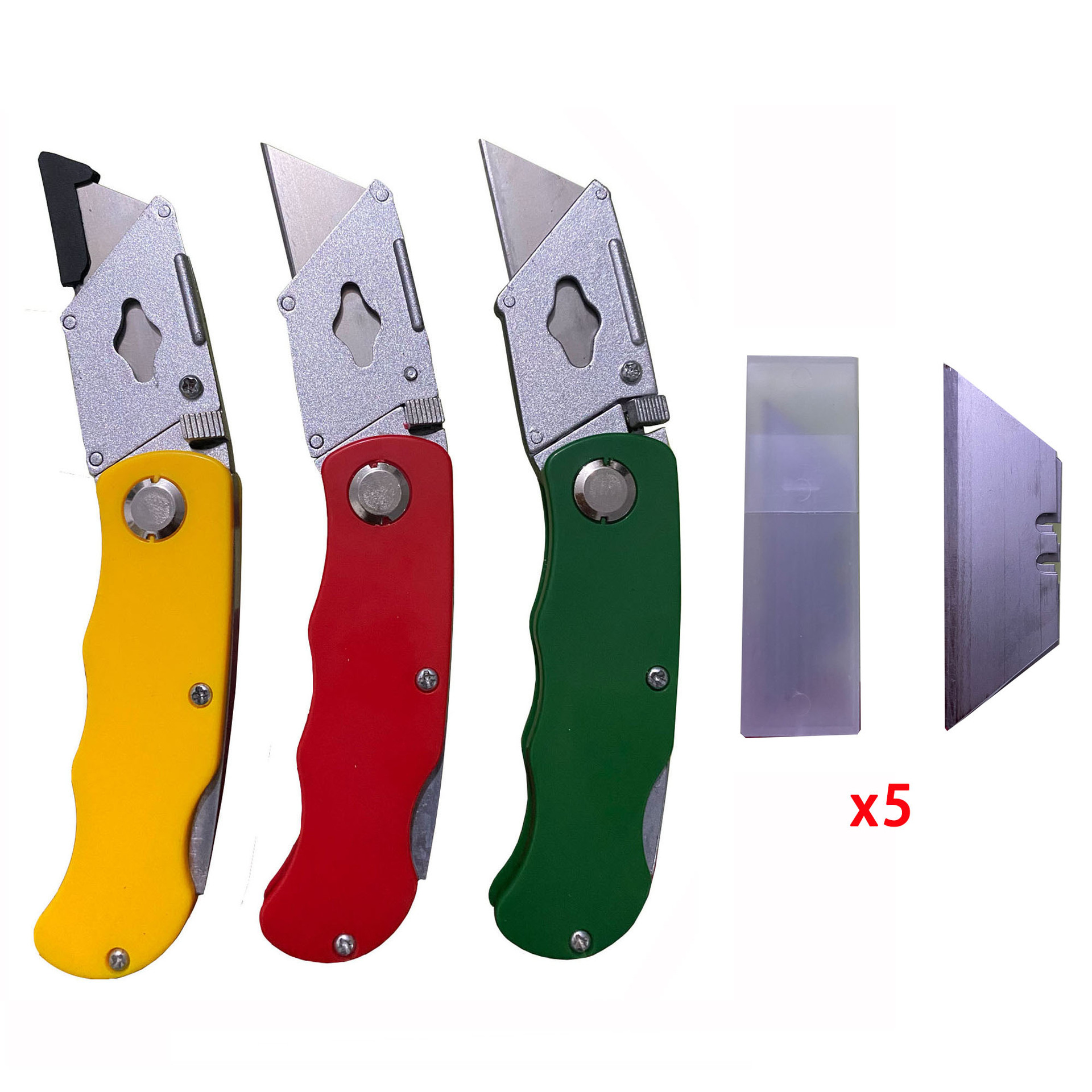Wholesale zinc alloy folding knives, folding utility knives, folding knives, paper cutting knives, wallpaper knives and medium knives Application Scenario