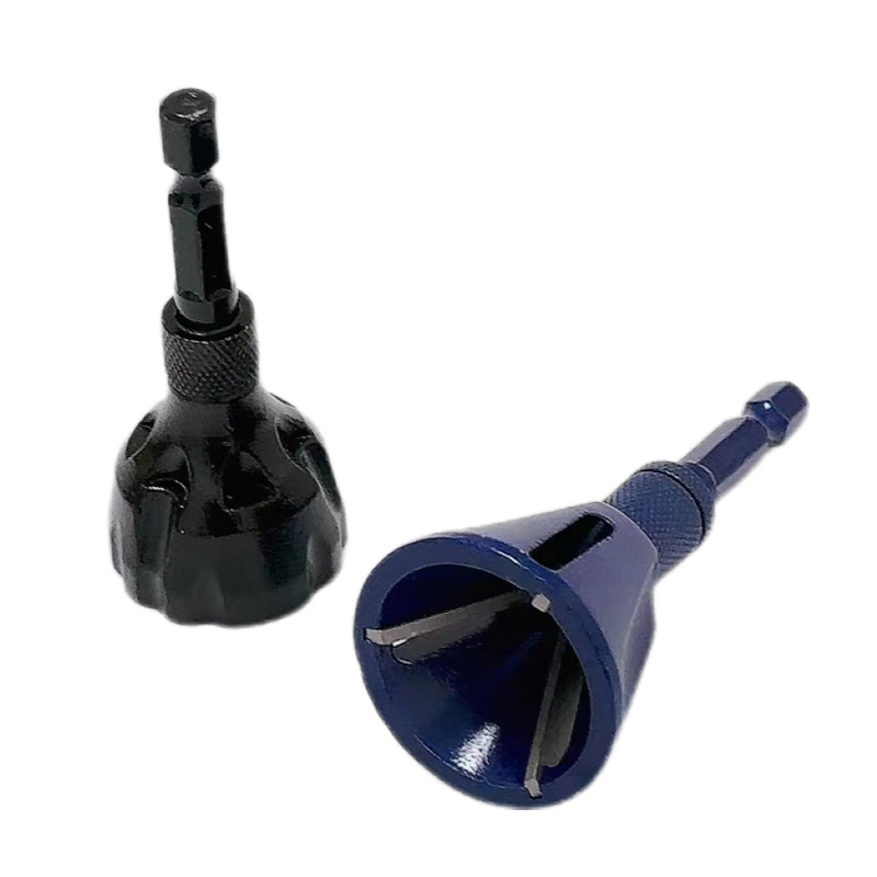 Deburring external chamfering tool, external circle chamfering knife, thread trimming knife, rust screw grinding, electric reanding tool Application Scenario