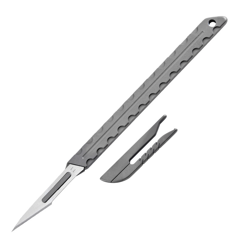 Titanium alloy utility knife, outdoor creative utility knife, keychain unboxing knife, small knife for opening packages, sharp knife for opening letters Item Picture